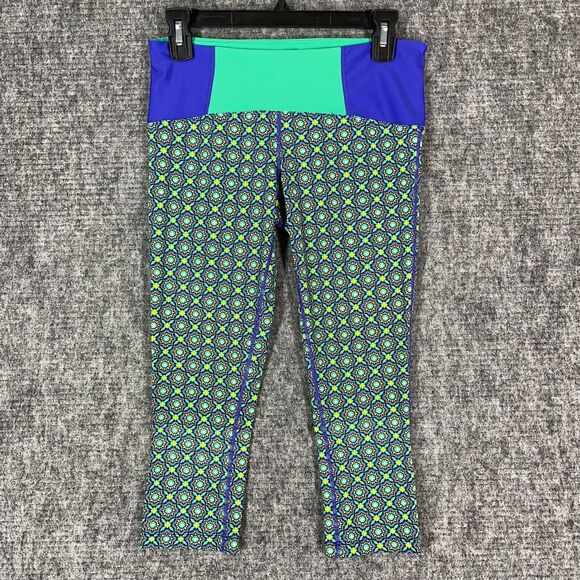 Prana Leggings Womens Small Cropped Yoga Gym Studio Lounge‎ Workout Pants - Picture 1 of 11